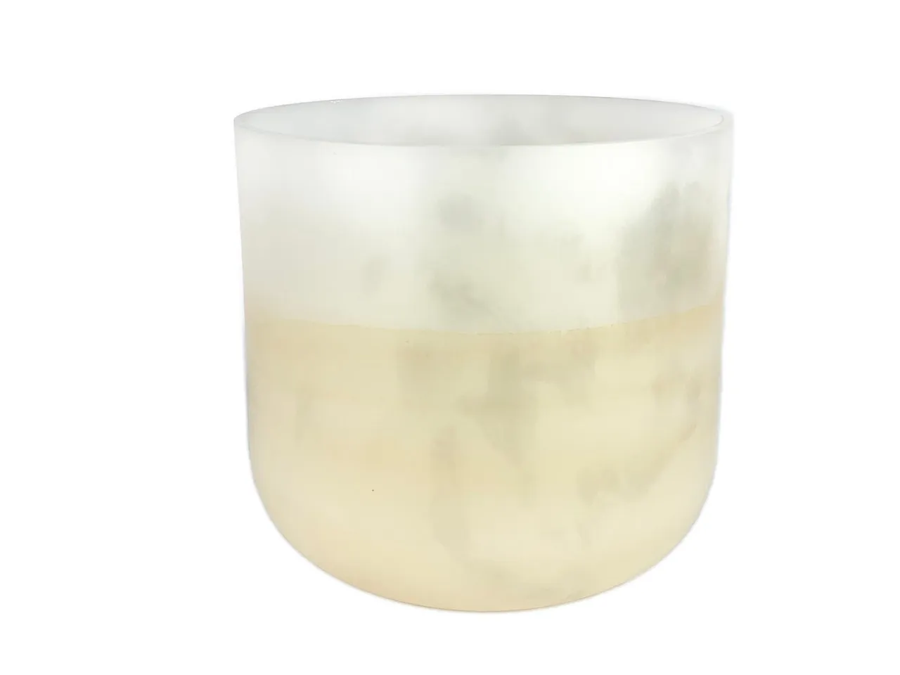 9" D Note 440Hz Yellow Aventurine Opaque Fusion Crystal Singing Bowl Crystal Vibes #fl9dp5 11002381