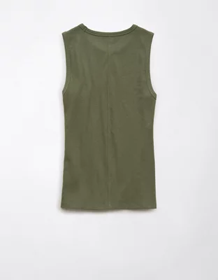 AE Plush High Neck Tank Top-