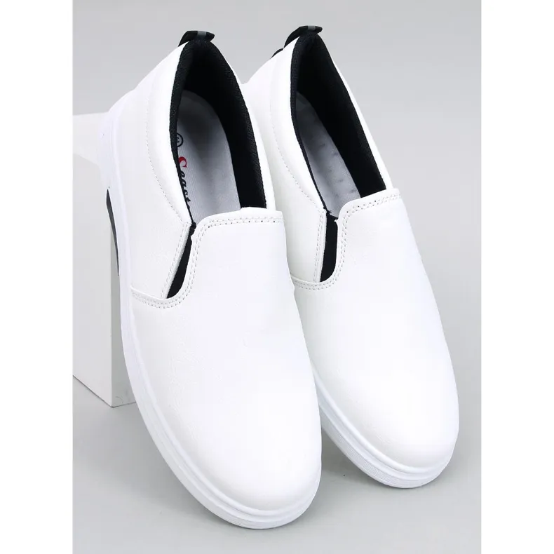 Alliot White slip-on sneakers