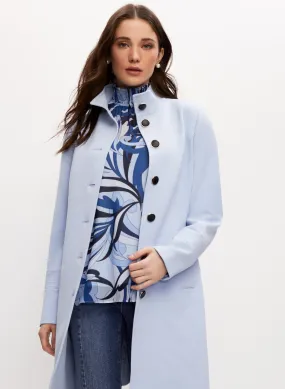 Button Front Trench Coat