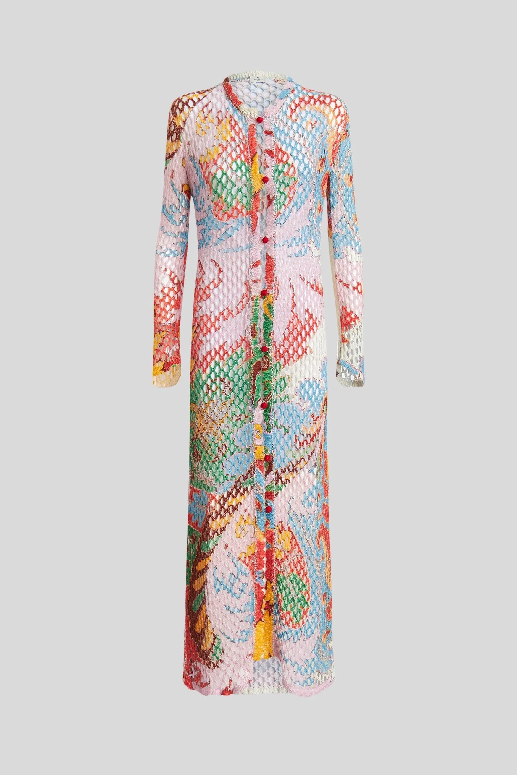 Buttoned Maxi Cardigan