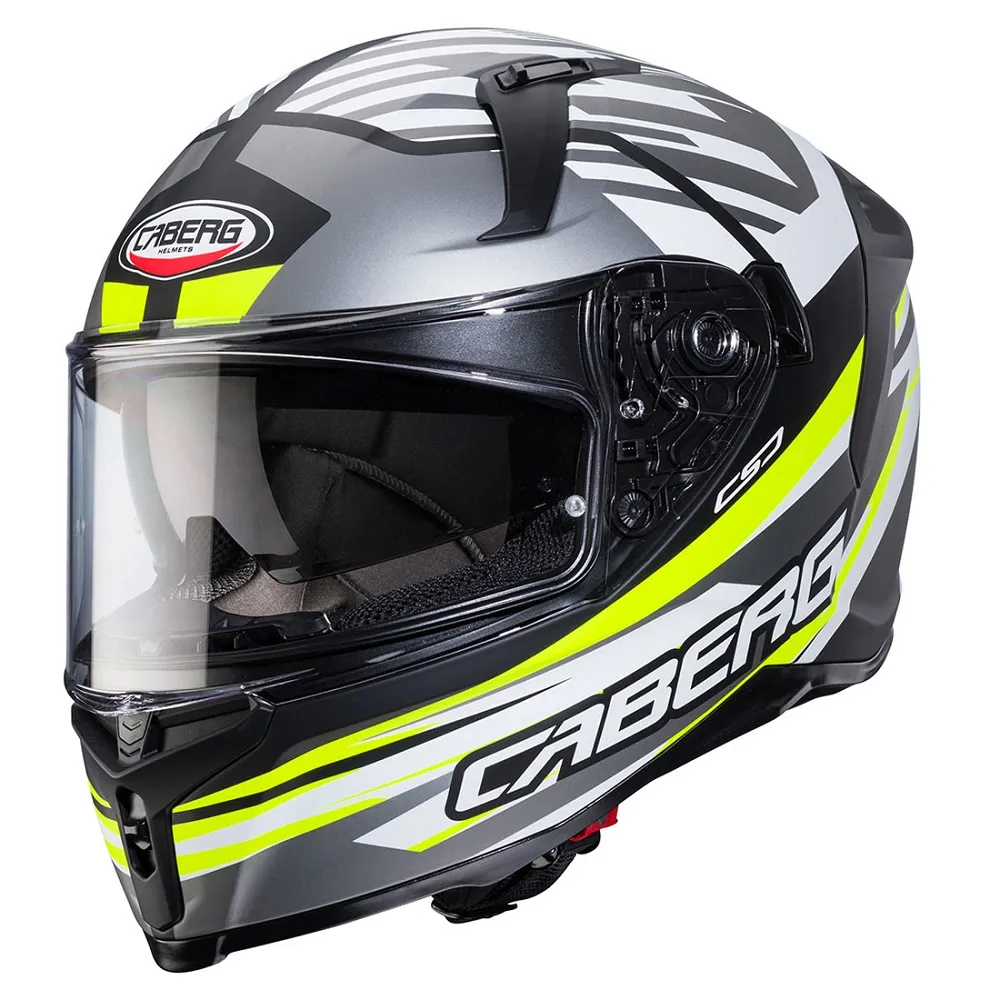 Caberg Avalon X Kira Helmet - Black/Grey/Yellow