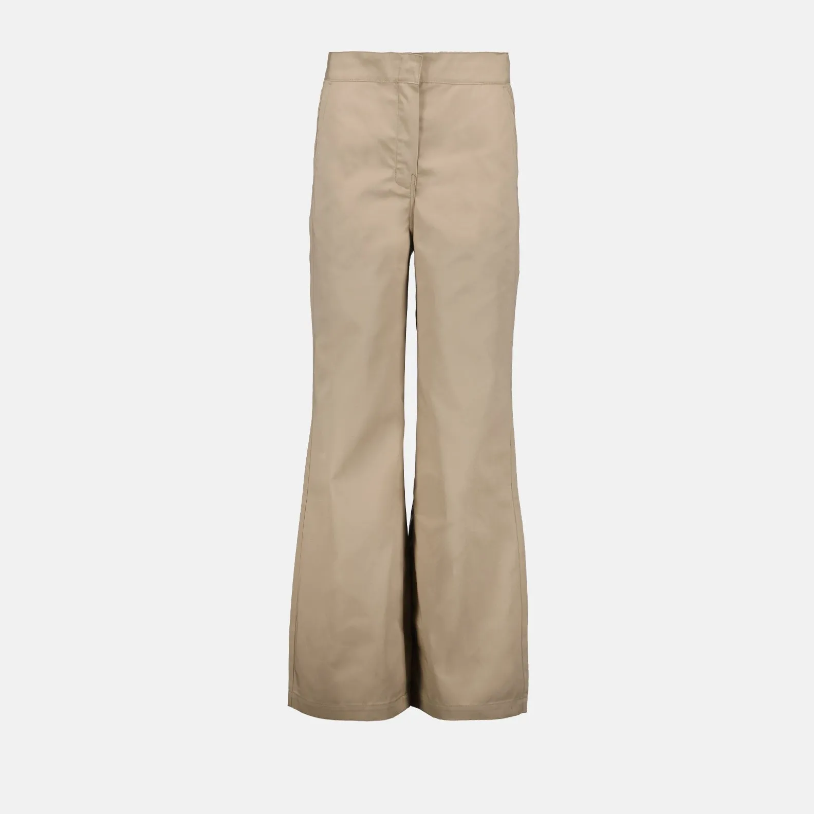 Contrast Waist Chino Pants