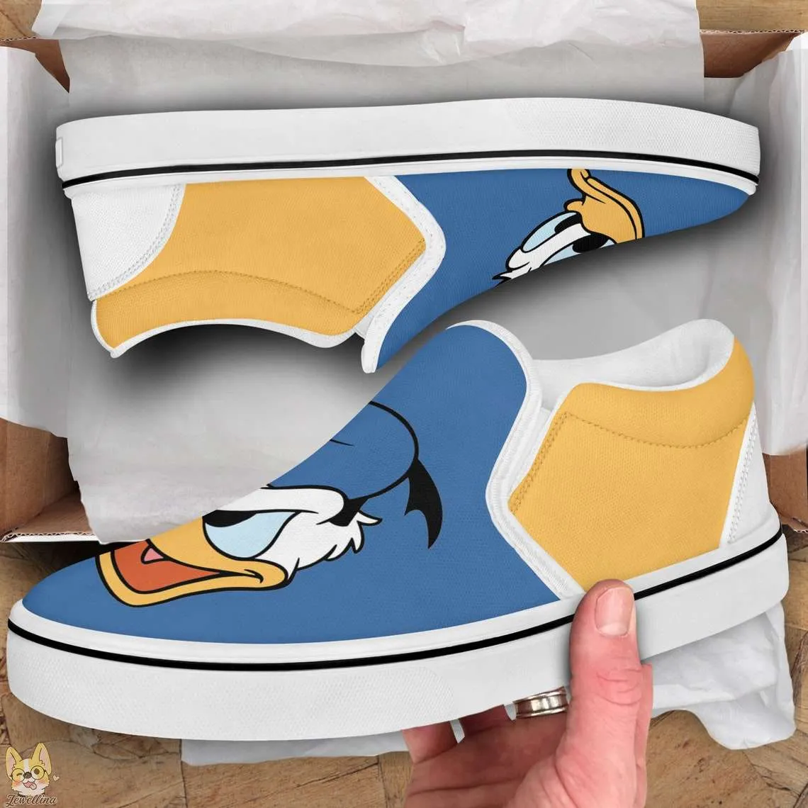 Donald Duck Slip On Shoes
