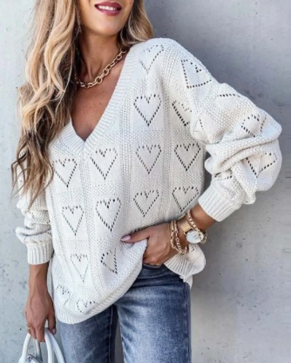Dreamy Hearts Sweater