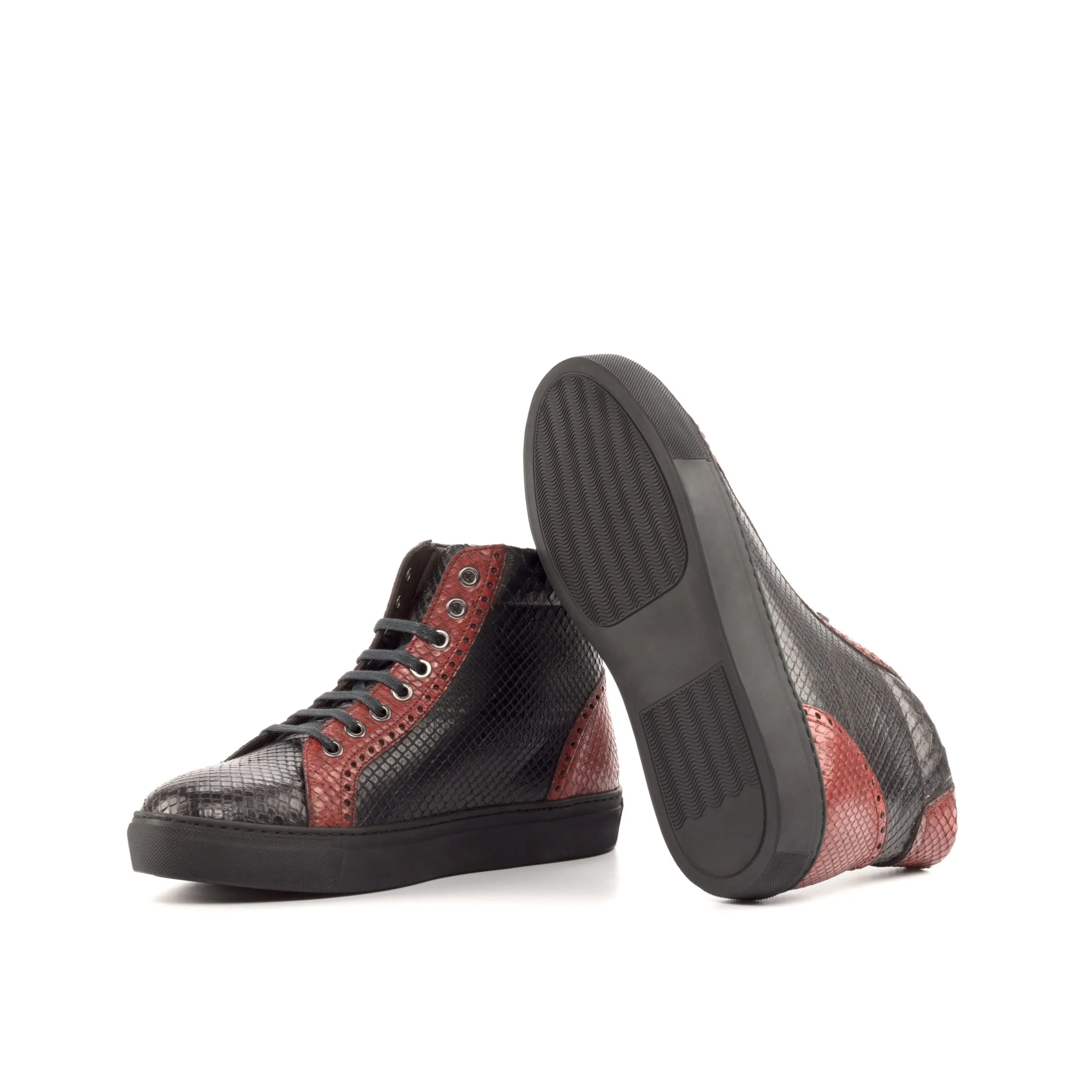 --Exotic Skins High Tops Sneaker-