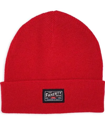 Faherty Core Logo Beanie