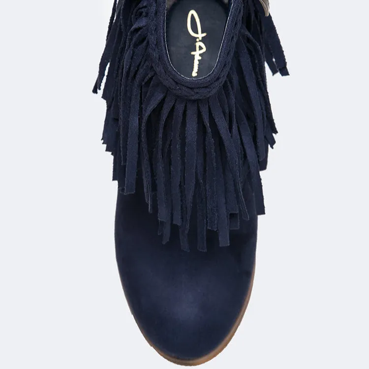 Fringe Ankle Bootie