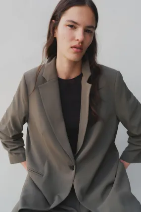 Gathered-sleeve Jacket