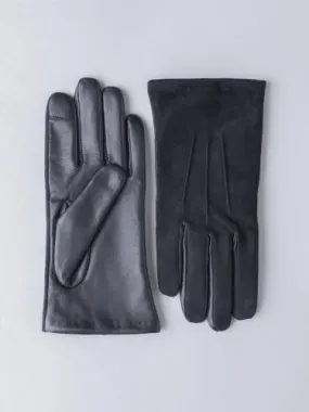 Hesket Suede Gloves in Black