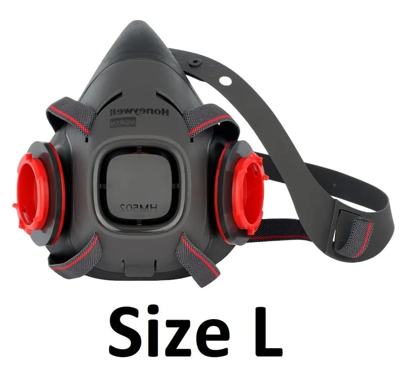 Honeywell North HM500 Series Half Mask - Large - EN140 - (Sold Without Filters) - [HW-HM501BL]