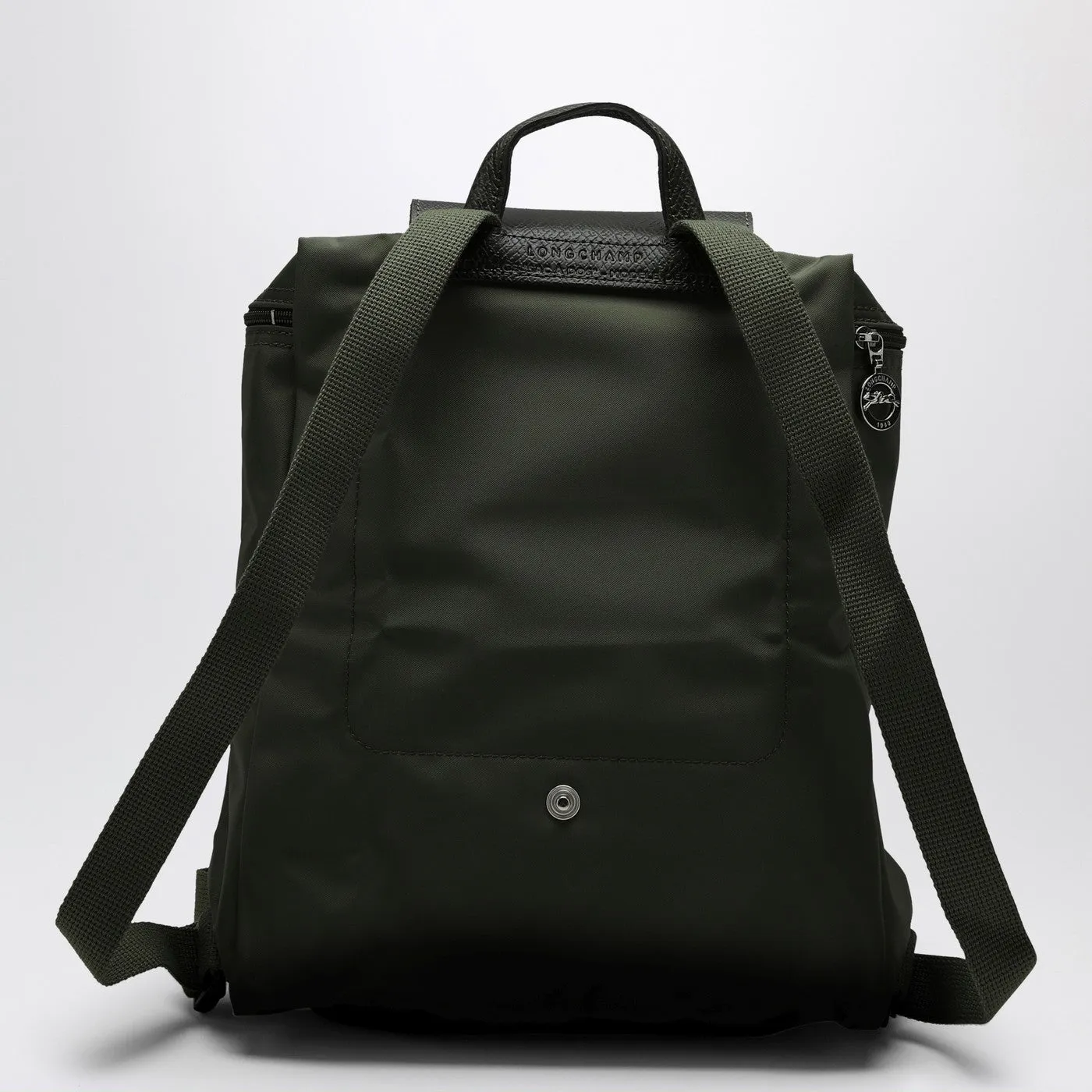 Longchamp    Longchamp Le Pliage Green Forest Coloured Backpack M