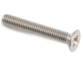 M8 X 80 POZI COUNTERSUNK MACHINE SCREW DIN 965Z A2 STAINLESS STEEL