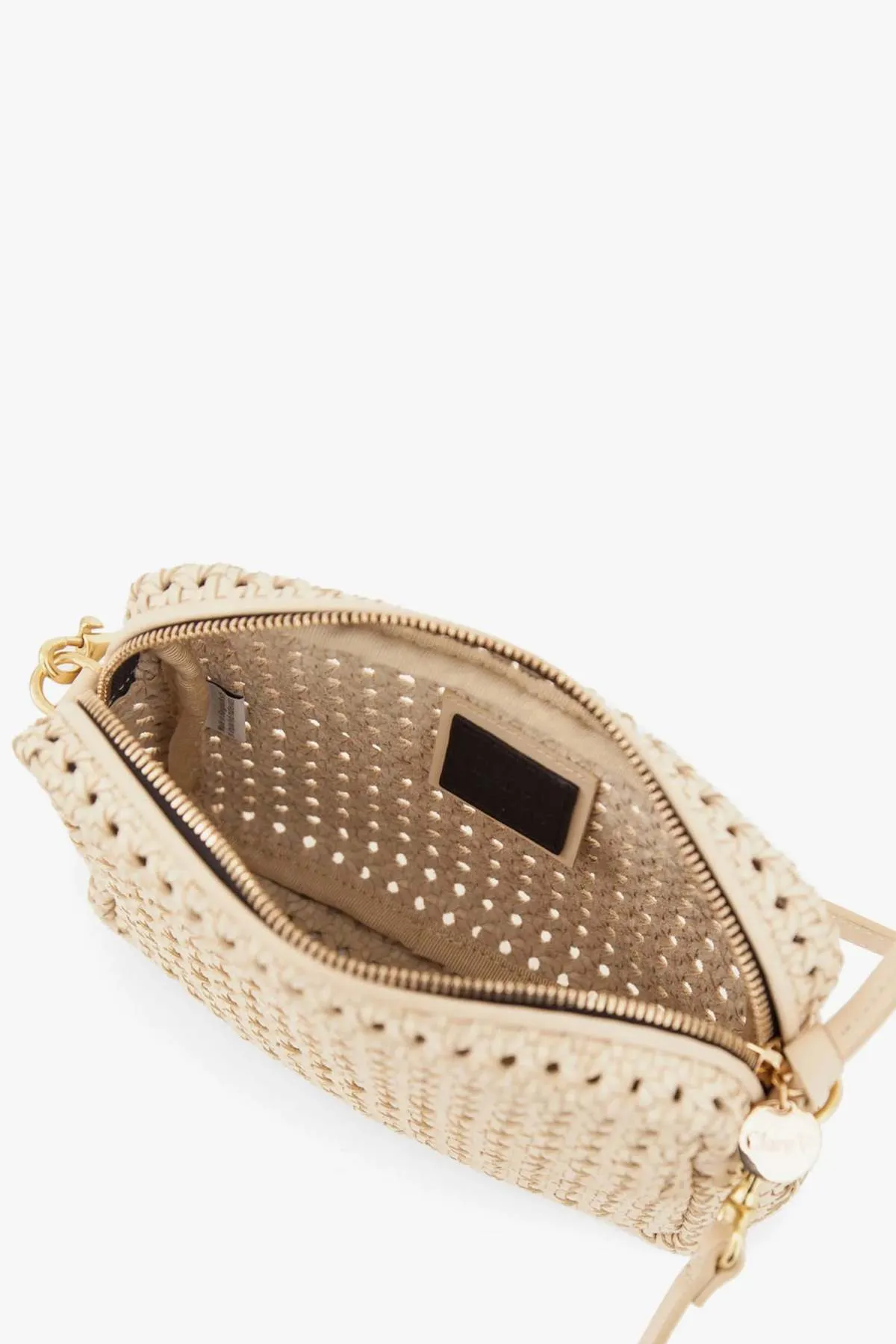 Midi Sac Bag - Cream Rattan