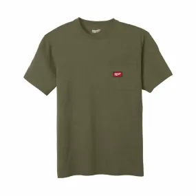 Milwaukee 4932493019 Short Sleeve T-Shirt Colour, Green (Size M)