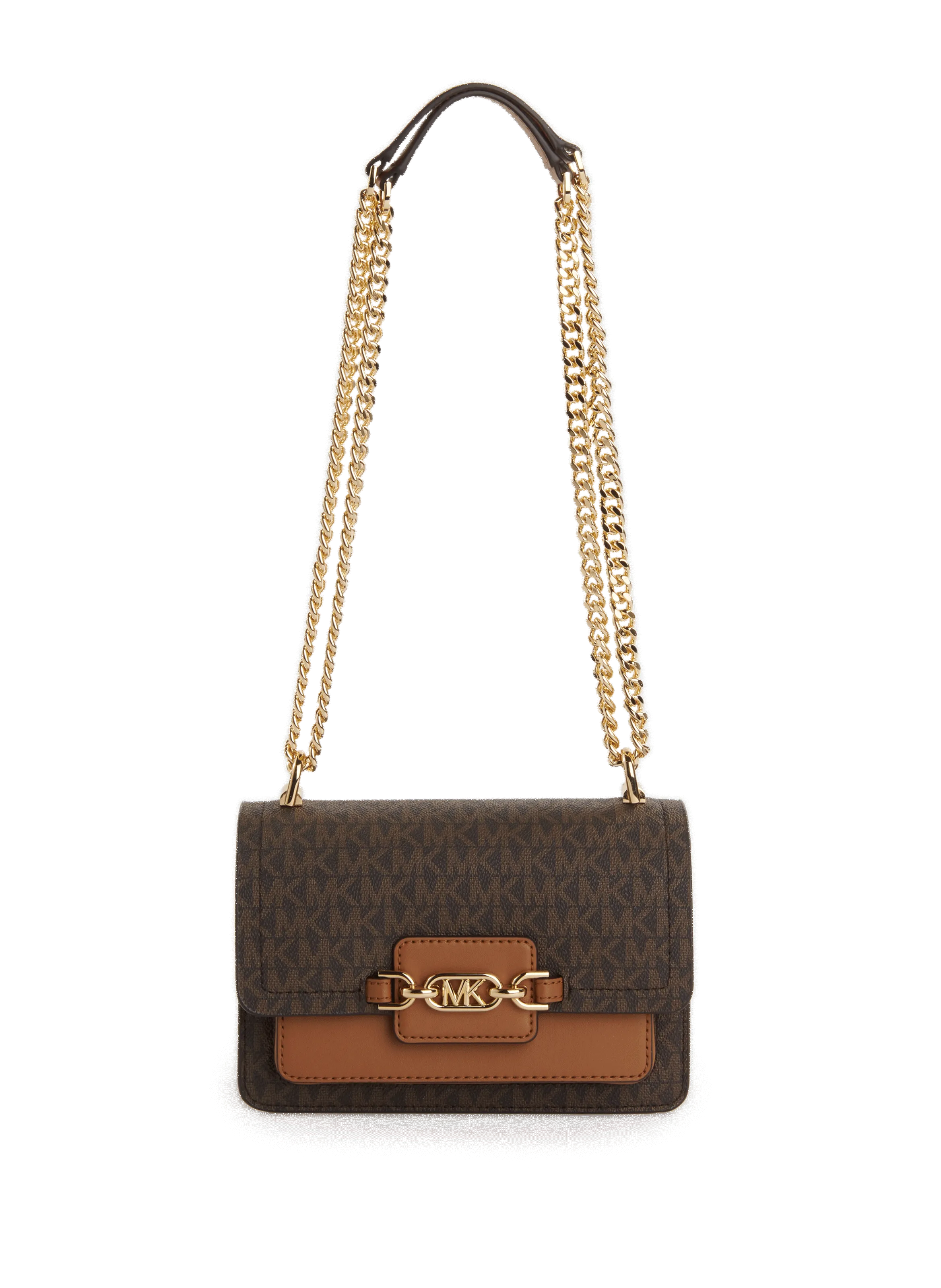 MMK  Monogrammed shoulder bag  - Brown