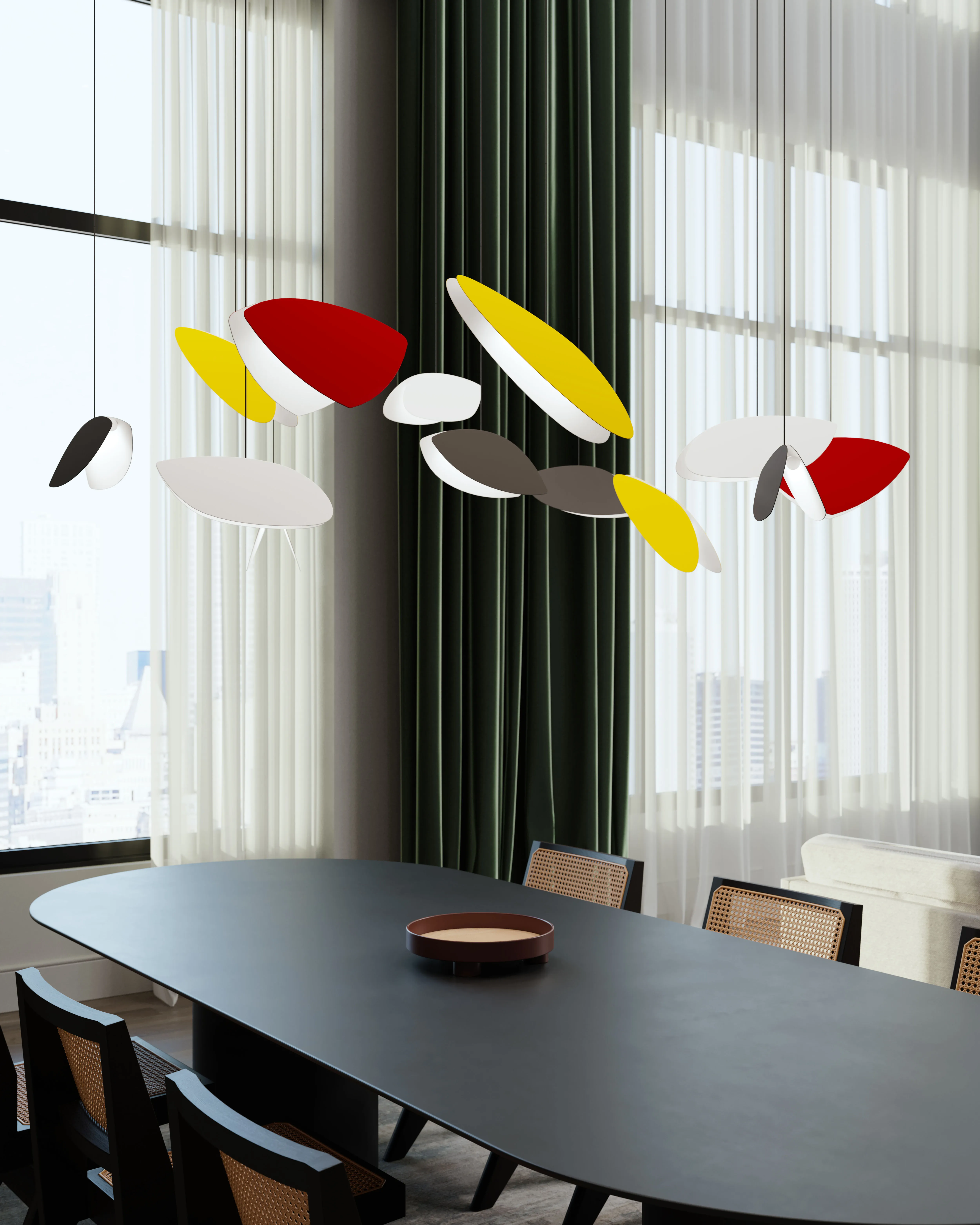 Papillons Multi Light Pendant