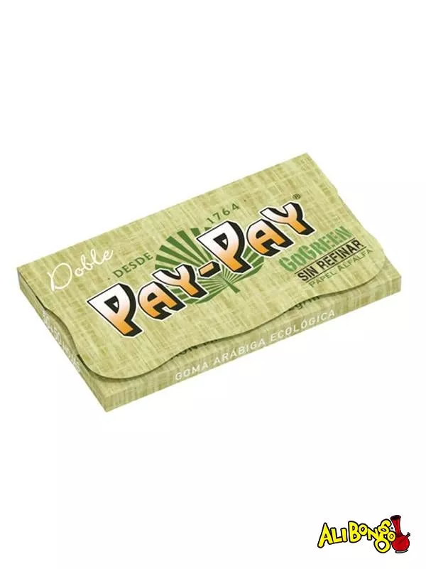 Pay Pay Go Green Double Pack Regular Size Rolling Papers