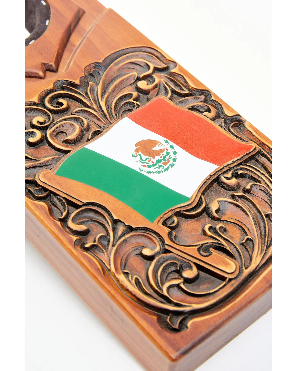 Product Name:  Boot Barn Mexican Flag Tooled Boot Jack