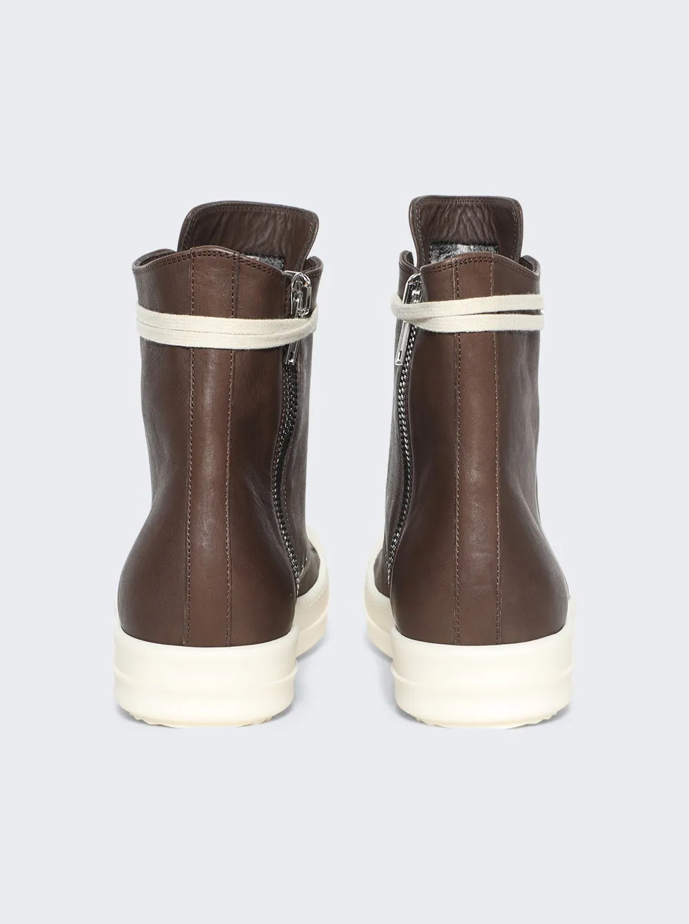 Rick Owens   Porterville High Top Sneakers Saddle And Milk 