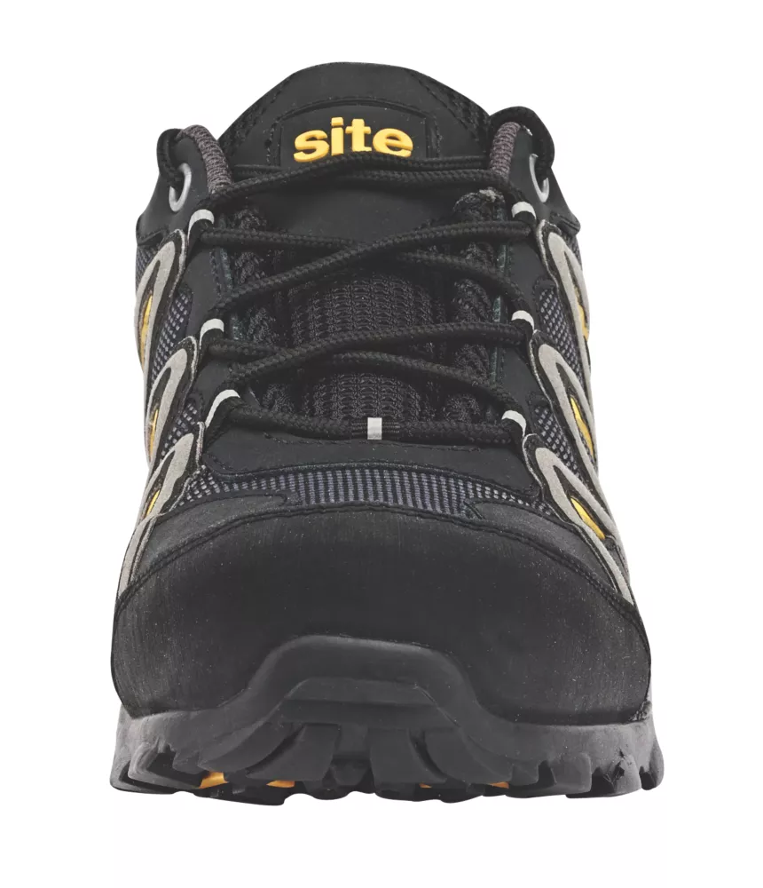 Site Mercury    Safety Trainers Black Size 9 - Screwfix