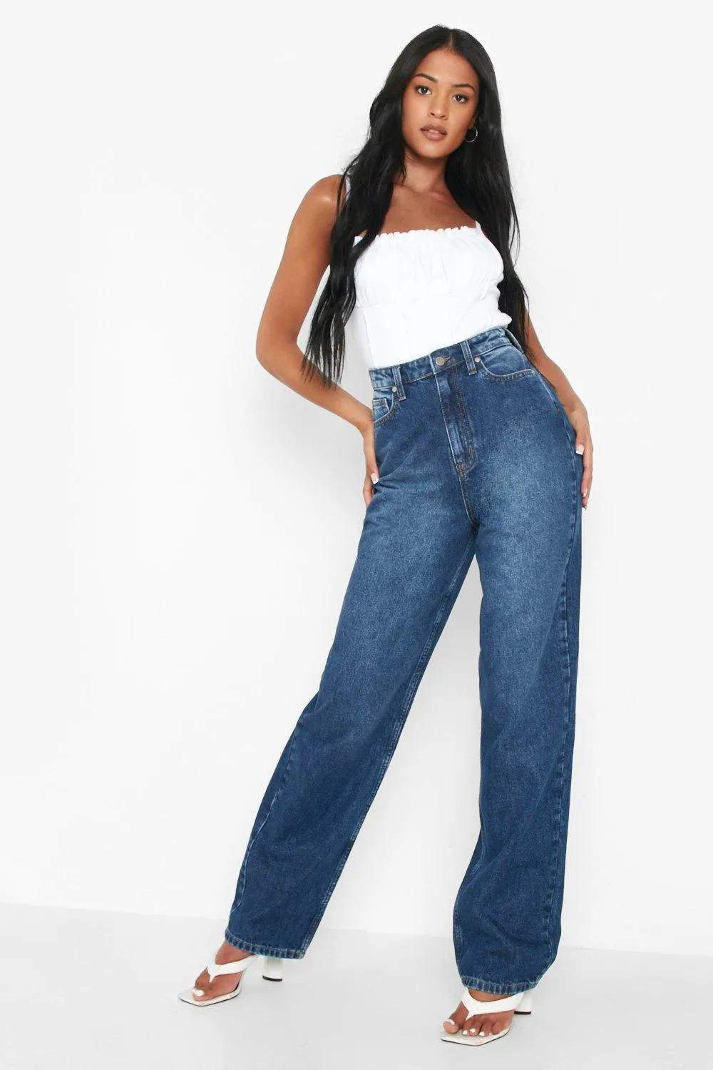 Tall Turn Up Boyfriend Jeans