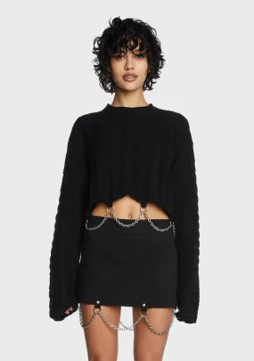 Widow Knit Sweater-