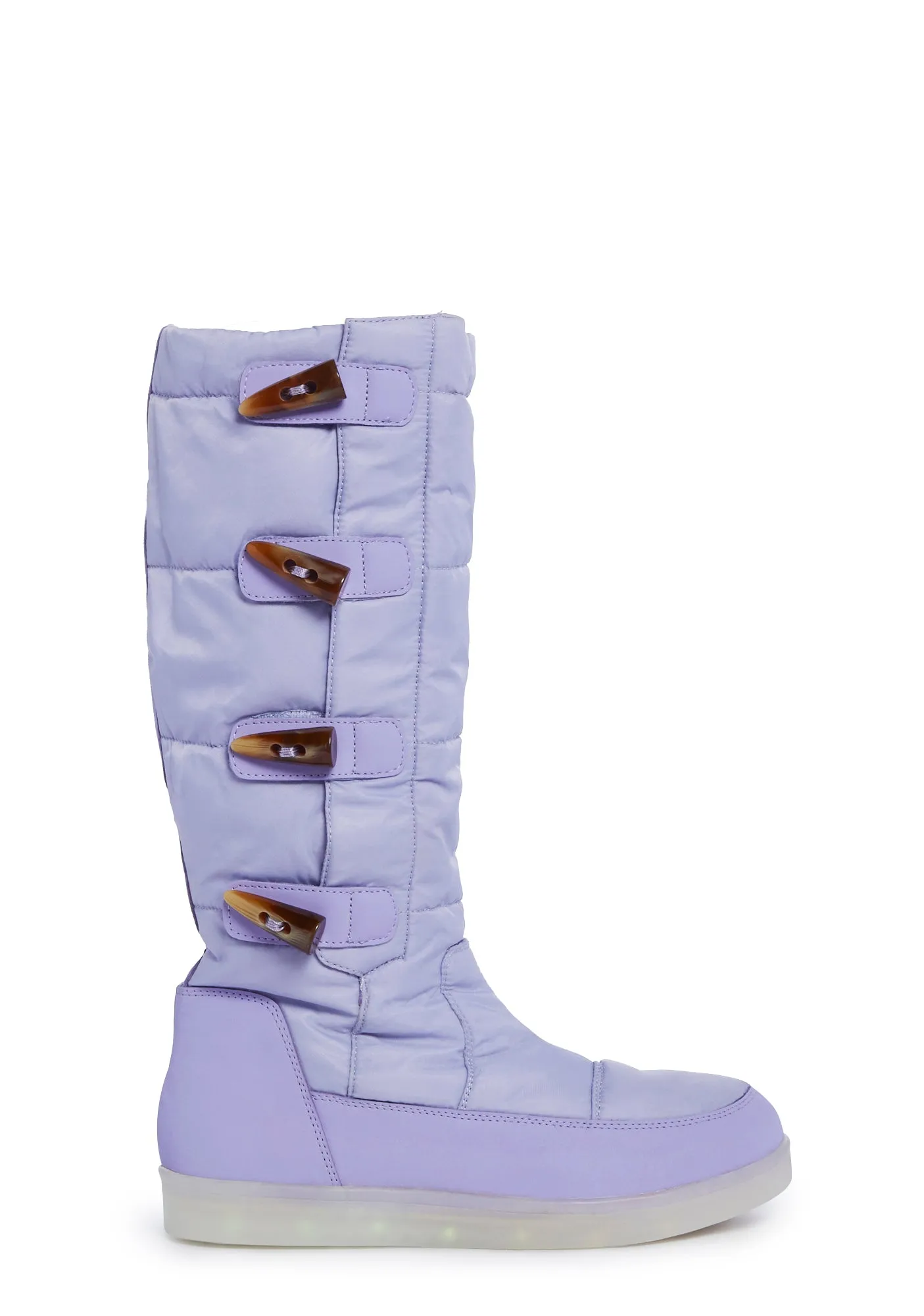 Yeti LED Boots - Purple-